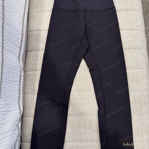 lululemon athletica Black Leggings with Geometric Design